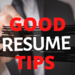 Good resume tips